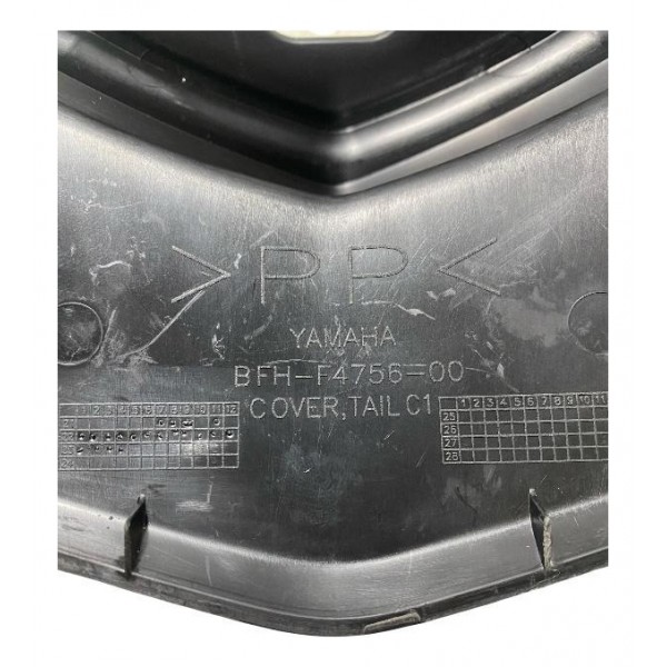 Carenagem Rabeta Central Fazer 150 Traseira  2023 2025 Preto