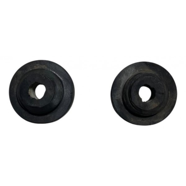 Kit Par Coxim Borracha  Condensador Jac J3