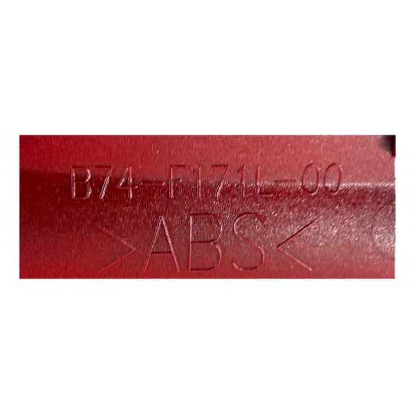 Carenagem Assoalho Yamaha Xmax Lado Esquerdo Original Vermelho