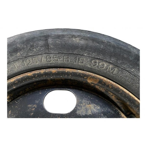 Roda Estepe Citröen C4 Grand Picasso 125/ 85 R16 2010 Preto