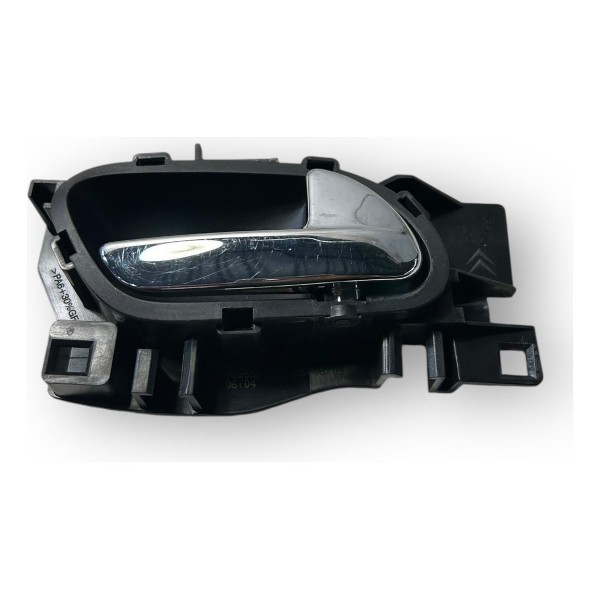 Maçaneta Interna C4 Grand Picasso Traseira Direita 2009 Preto E Prata Traseira