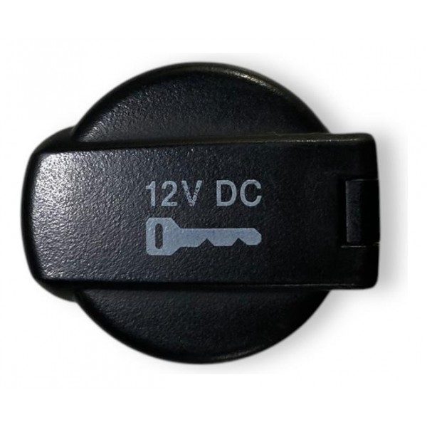 Tomada 12v Fiat Freemont 2.4 2011 2012 / 2015 Detalhe Preto