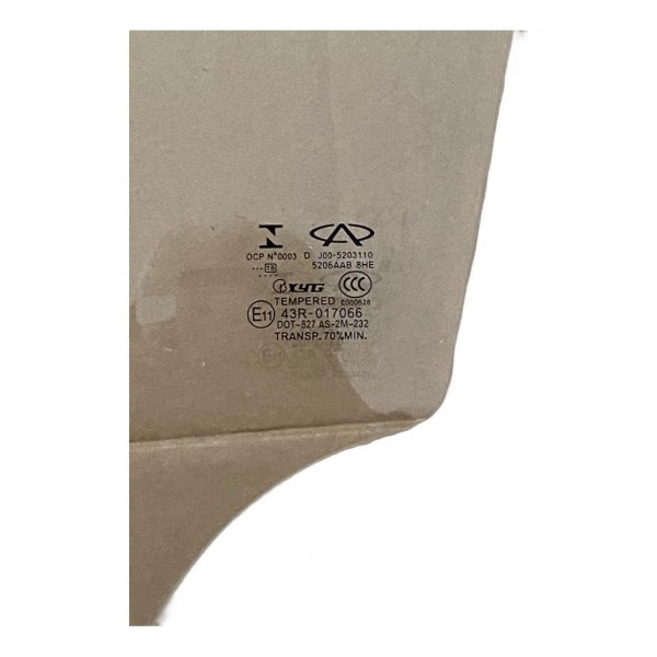 Vidro Porta Chery New Qq Dianteira Esquerda 2016 2018 Orig