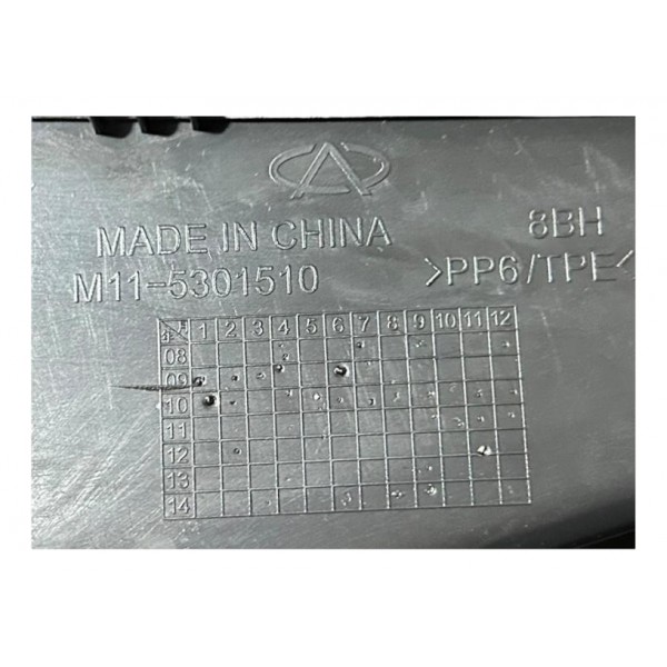 Grade Churrasqueira Parabrisa Chery Cielo Original Preto Fosco