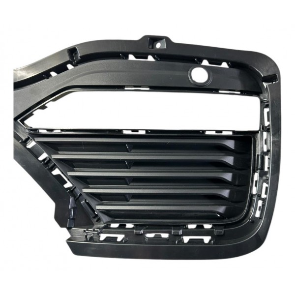 Grade Parachoque Frontal Chery Tiggo Esquerdo 2009 2014 Orig Preto