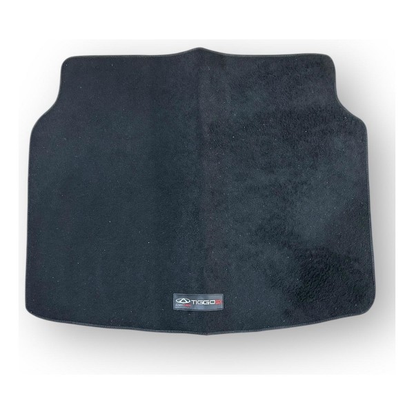 Tapete Assoalho  Borracha Porta Mala Chery Tiggo 5x Original Preto