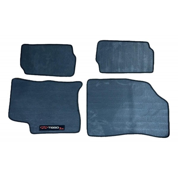 Jogo Tapete Chery Tiggo 3x 2021 A 2022 Original Preto