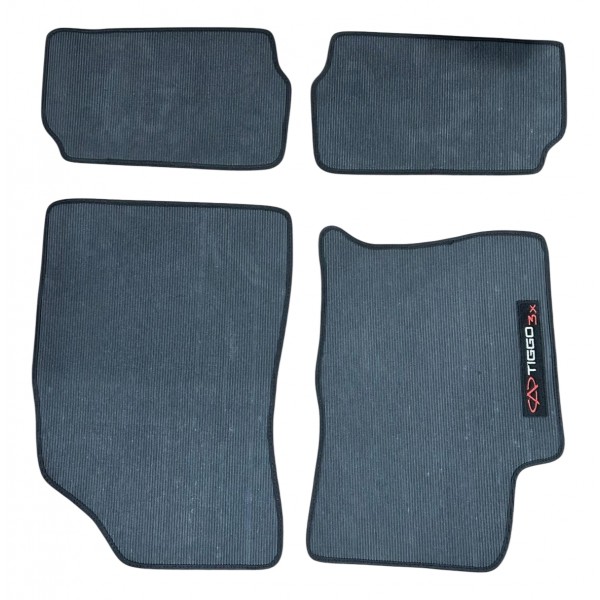 Jogo Tapete Chery Tiggo 3x 2021 A 2022 Original Preto