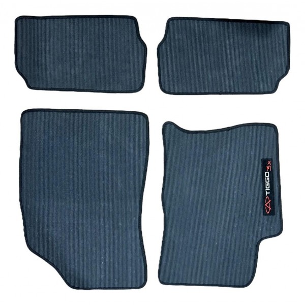 Jogo Tapete Chery Tiggo 3x 2021 A 2022 Original Preto