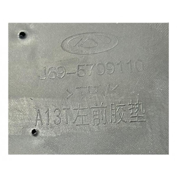 Rack Teto Chery Tiggo 2 Esquerdo 2018 A 2020 Original Preto E Prateado