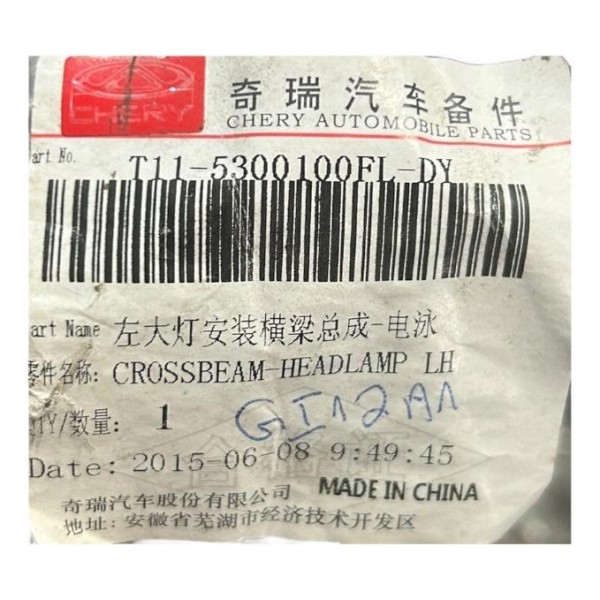 Travessa Superior Lado Esquerdo Original Chery Tiggo Fl