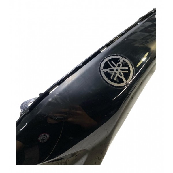 Capa Tanque Direito Azul Yamaha Xtz 250 Lander 2021 A 2024 Preto