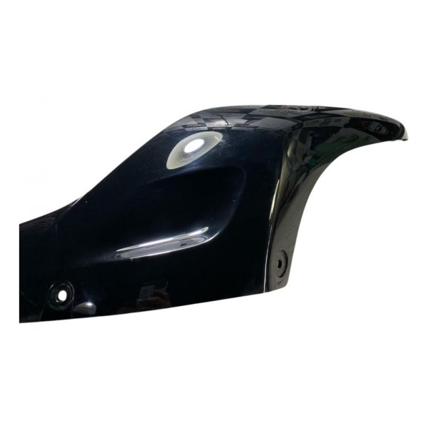 Capa Tanque Direito Azul Yamaha Xtz 250 Lander 2021 A 2024 Preto