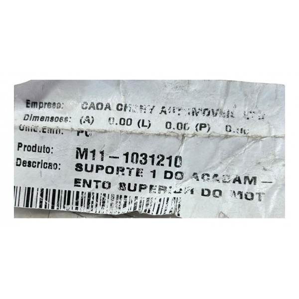 Suporte Acabamento Do Motor Chery Tiggo 3 Original