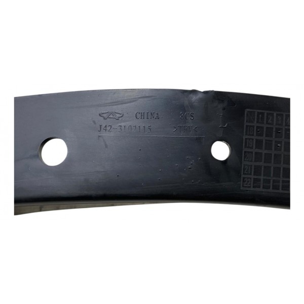 Moldura Acabamento Paralama Arrizo 6 Dianteiro Esquerdo 2021 Preto Fosco