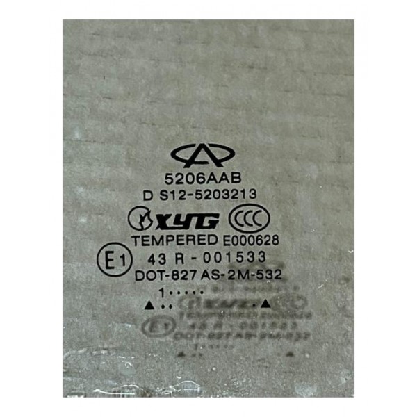 Vidro Fixo Porta Chery Face 1.3 Traseira Esquerda Original