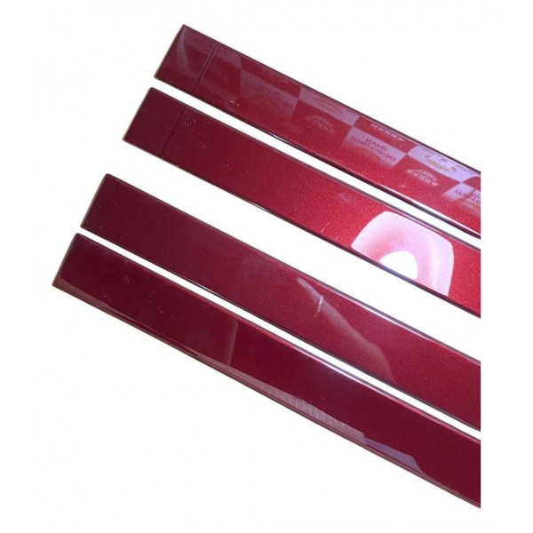 Jogo Friso Lateral Porta Chery Tiggo Vermelho Cromado Orig Vermelho Cromado