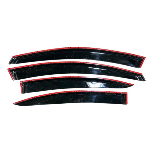 Calha Defletor Fume Chery Cielo Hatch Sedan Orig A20111a13t Preto