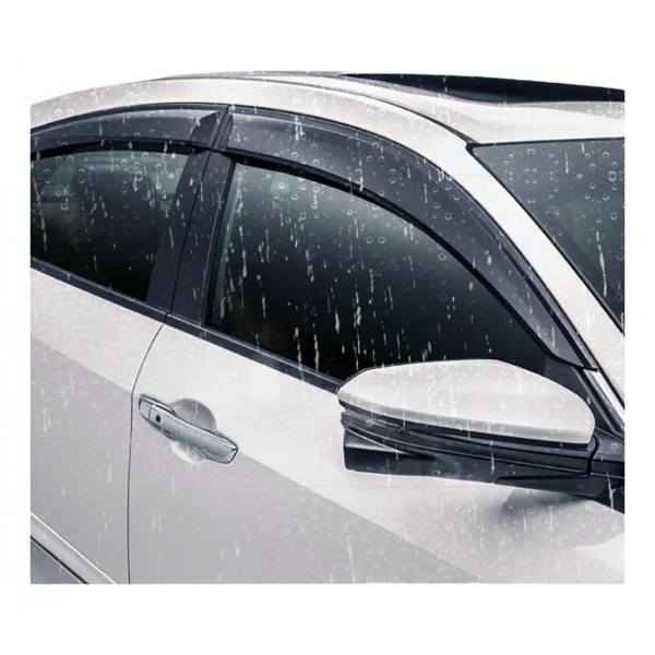 Calha Defletor Fume Chery Cielo Hatch Sedan Orig A20111a13t Preto