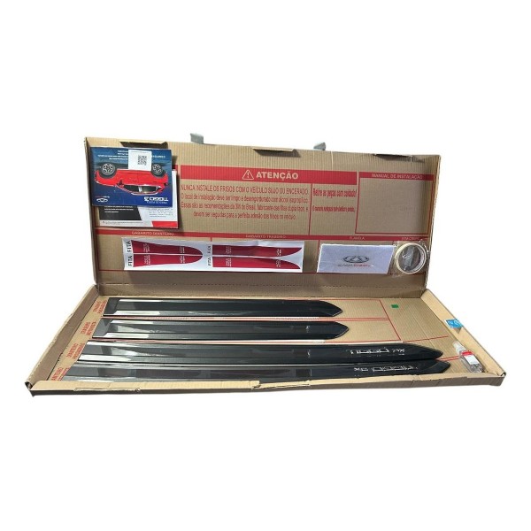 Friso Lateral Chery Tiggo 3x Original 011407251 Preto