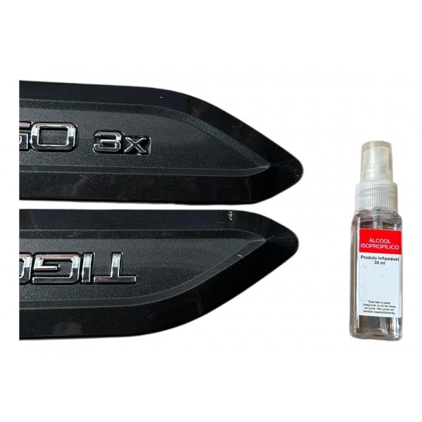 Friso Lateral Chery Tiggo 3x Original 011407251 Preto