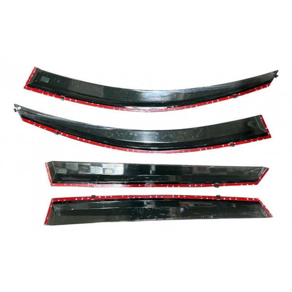 Jogo De Calha De Chuva Original Chery Tiggo 2 A20111t17 Preto