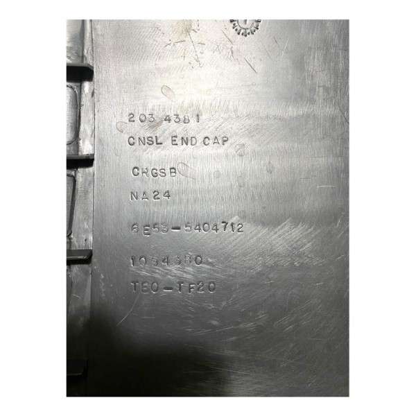 Acabamento Traseiro Console Central Ford Fusion 2006 A 2009