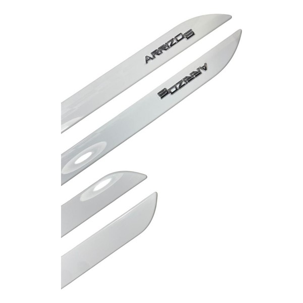 Kit Friso Arrizo 6 Branco Sólido 21 24 Cromado Porta Lateral Branco Sólido