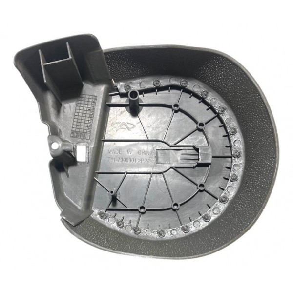 Acabamento Banco Tiggo Traseiro Lado Esquerdo 2009 2014 Orig Cinza-escuro