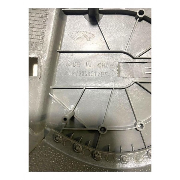 Acabamento Banco Tiggo Traseiro Lado Esquerdo 2009 2014 Orig Cinza-escuro