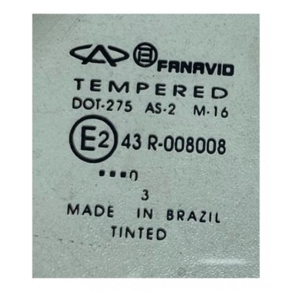 Vidro Fixo Porta Chery Tiggo Traseira Esquerd 2009 2014 Orig