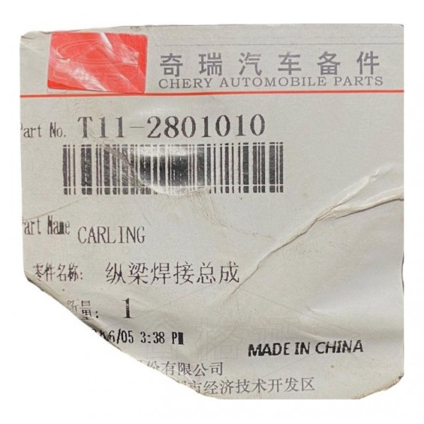 Travessa Suporte Agregado Chery Tiggo 2 2018 2020 Original