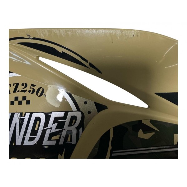 Carenagem Aba Yamaha Lander 250 Esquerdo Original Ocre