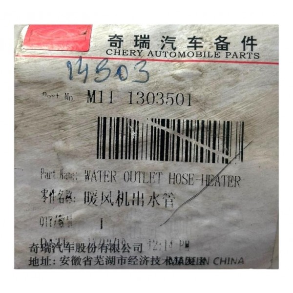 Mangueira Ar Quente Chery Cielo 2012 M111303501 Original