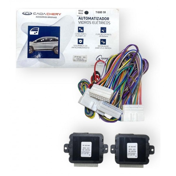 Módulo Subida Descida Vidros Chery Tiggo 2009 2020 Original