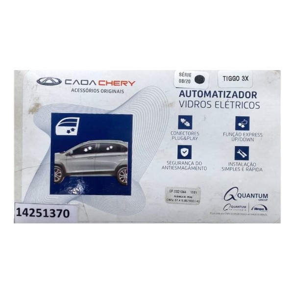Módulo Subida Descida Vidros Chery Tiggo 2009 2020 Original