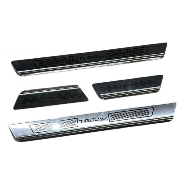 Soleira Da Porta Chery Tiggo 3x Original Prateado