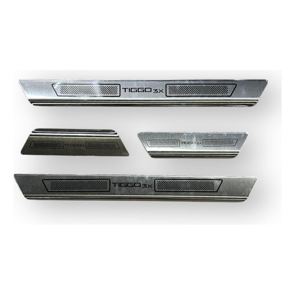 Soleira Da Porta Chery Tiggo 3x Original Prateado