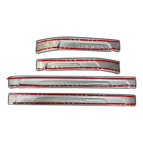 Jogo Soleira Interna Porta Chery Tiggo 7 A26111t15 Original Cinza