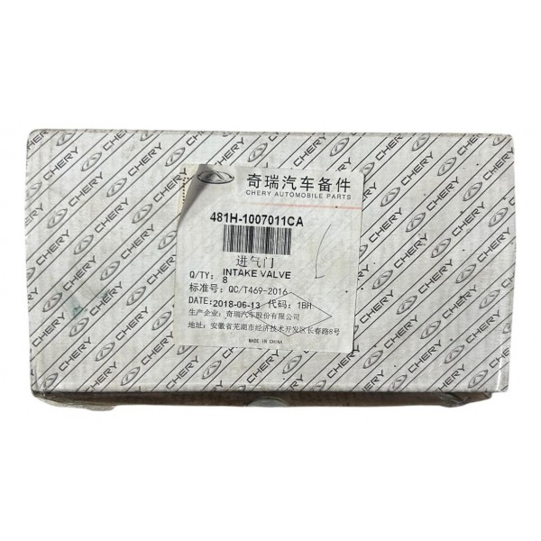 Jogo 8 Válvulas De Admissão Chery Tiggo 2 1.5 16v Original