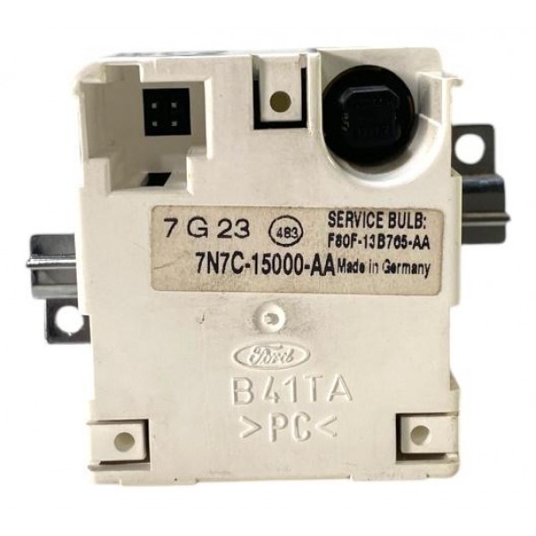 Relógio Console Central Ford Fusion Sel 2007 A 2009 Original Prateado