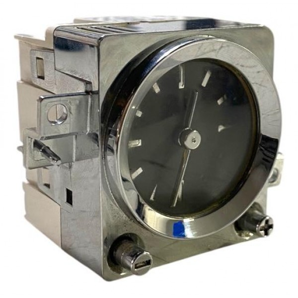 Relógio Console Central Ford Fusion Sel 2007 A 2009 Original Prateado