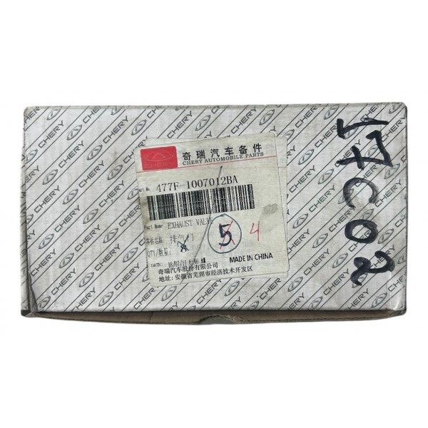 Jogo Válvulas Escape Chery Tiggo 2 2018 A 2020 Original