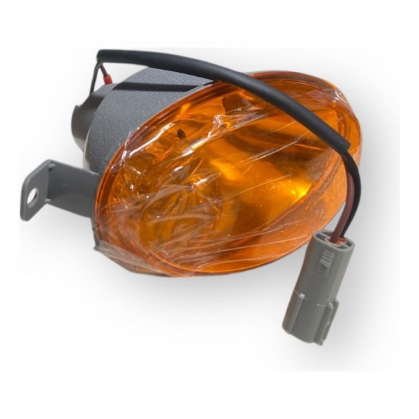 Seta Pisca Chery Qq Dianteiro Direito Original 2011 2013 Cinza E Laranja