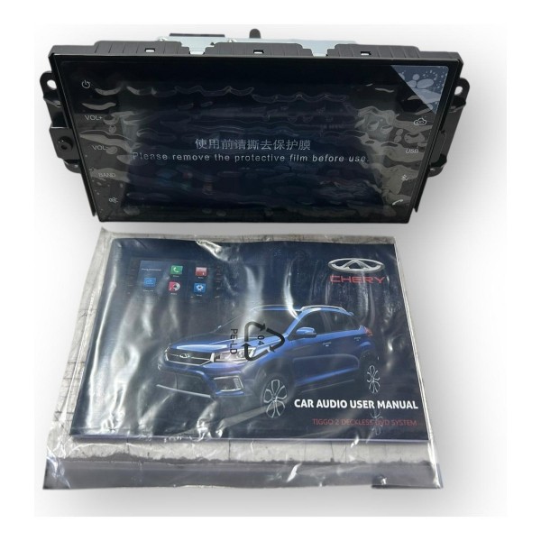 Multimidia Chery Tiggo 2 1.5 2019 J697911071bb Original Preto