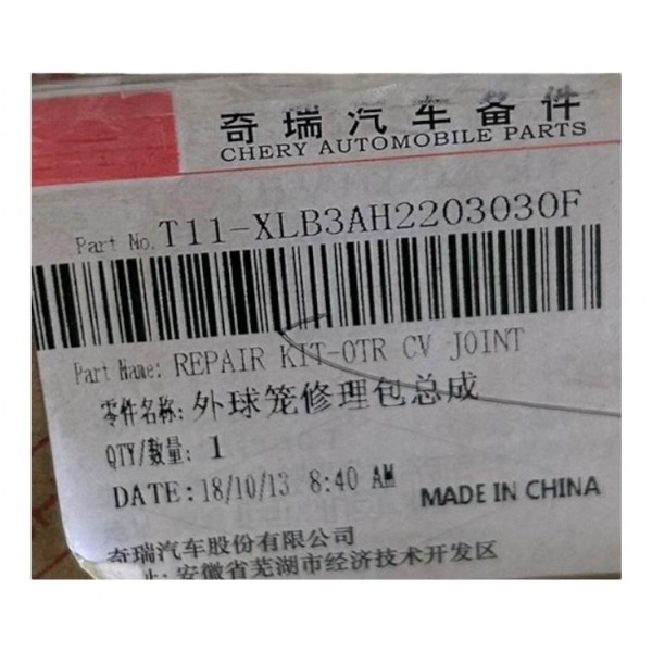 Kit Homocinética Chery Tiggo 2009 A 2014 Original