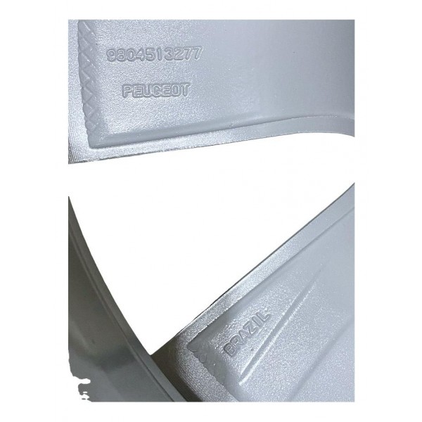 Jogo De Rodas Aro 16 Peugeot 2008 2015 A 2019 Original Nova Prateado