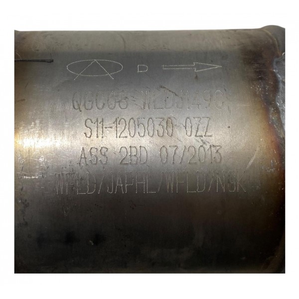 Catalisador Escapamento Chery Qq 2011 2013 Origin S111205030