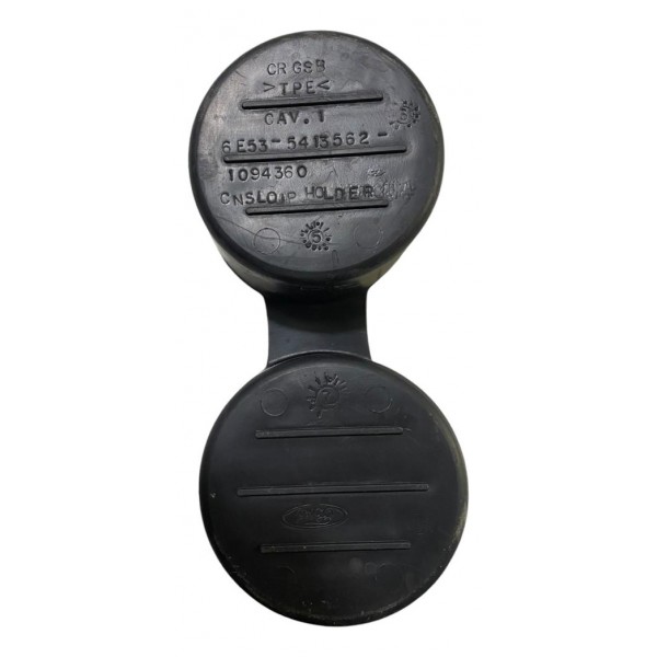 Borracha Interna Console Porta Copos Ford Fusion 2006 2009 Preto