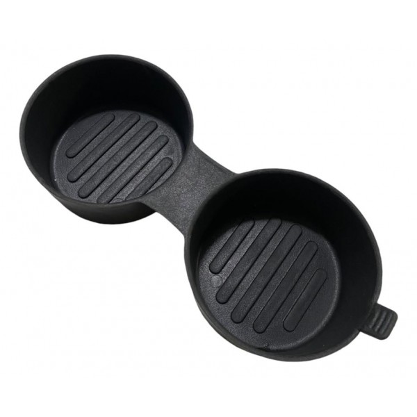 Borracha Interna Console Porta Copos Ford Fusion 2006 2009 Preto